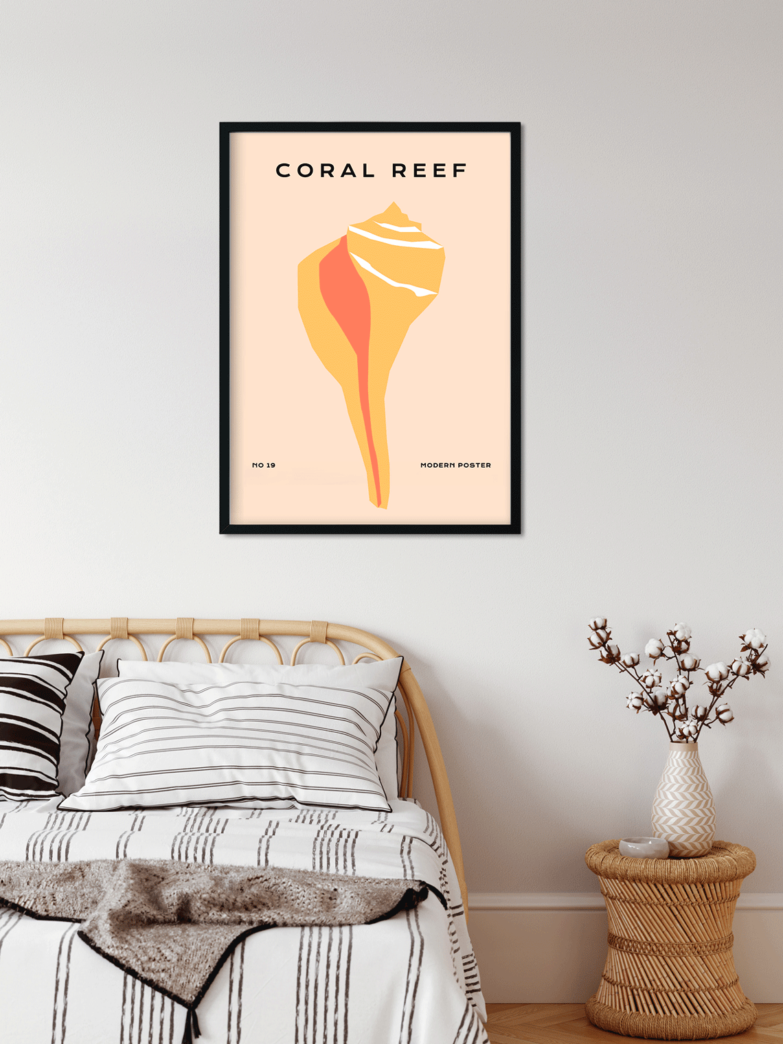 Coral Reef Painting 3 : 4.2 Vertical Premium Wall Art Canvas by MeriDeewar