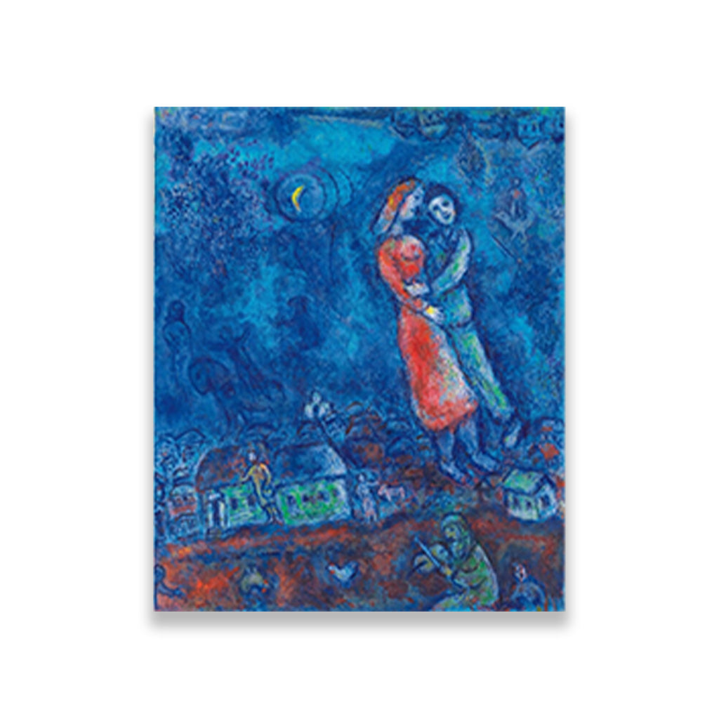 Couple Painting - Meri Deewar 4 :5 Vertical Premium Wall Art Canvas by MeriDeewar