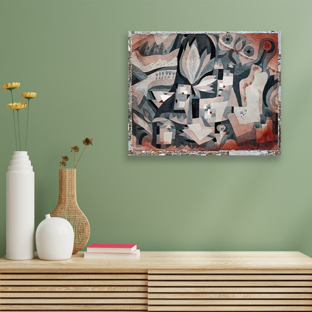 Crystal gradation painting - Meri Deewar 5 : 4 Horizontal Premium Wall Art Canvas by MeriDeewar