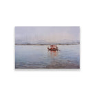 Dal Lake Srinagar Painting - Meri Deewar 3 : 2 Horizontal Premium Wall Art Canvas by MeriDeewar