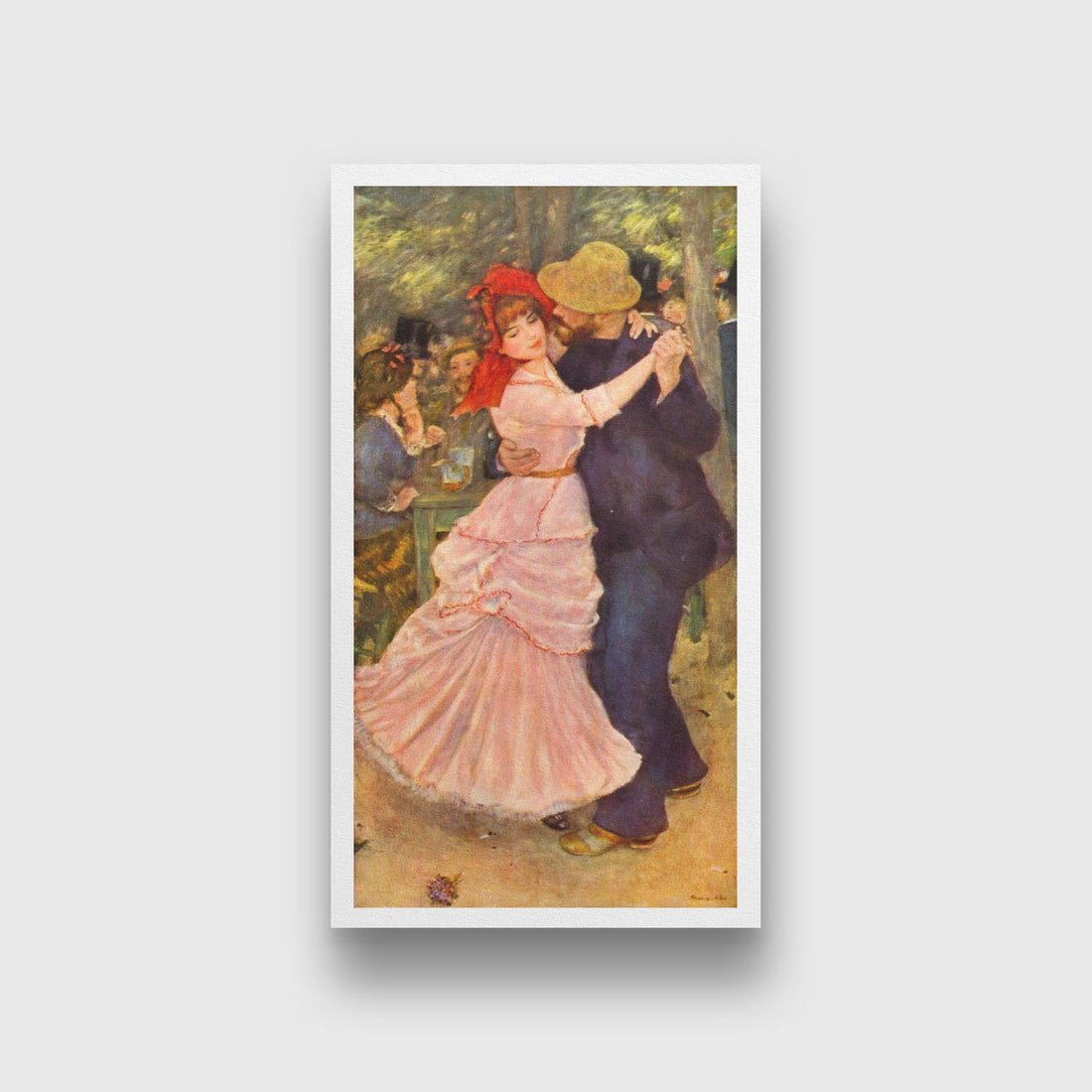 Dance at Bougival Painting - Meri Deewar 2 : 3 Vertical Premium Wall Art Canvas by MeriDeewar