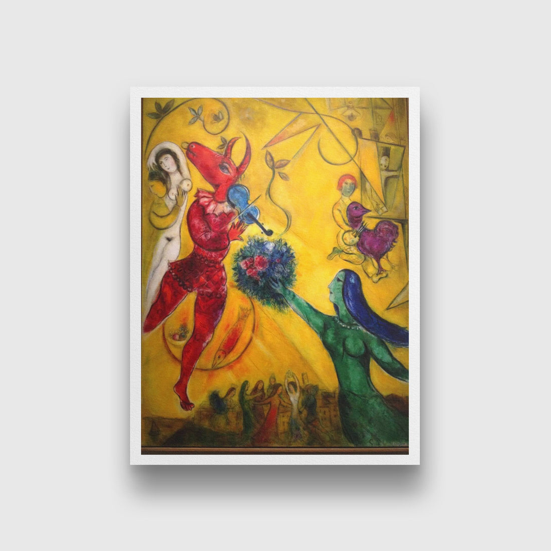 Dance Painting - Meri Deewar 3 : 4 Vertical Premium Wall Art Canvas by MeriDeewar