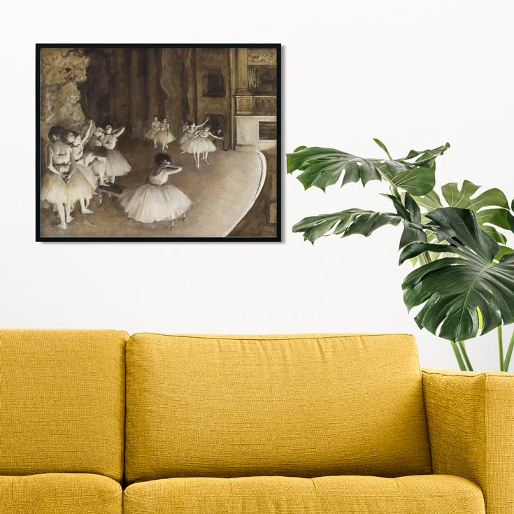 Dance studio Painting - Meri Deewar 4 :5 Vertical Premium Wall Art Canvas by MeriDeewar