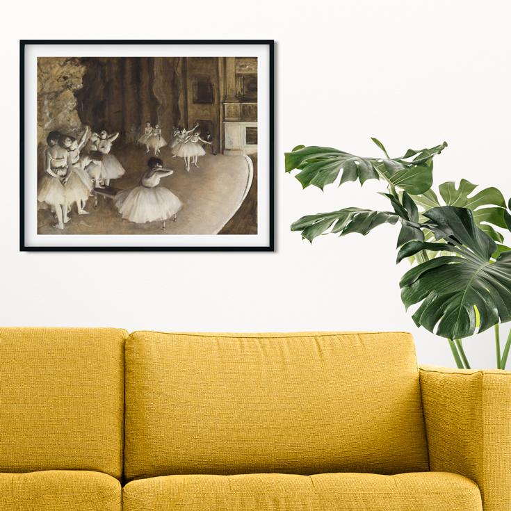Dance studio Painting - Meri Deewar 4 :5 Vertical Premium Wall Art Canvas by MeriDeewar