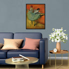 Dancers At The Barre Painting - Meri Deewar 3 : 4 Vertical Premium Wall Art Canvas by MeriDeewar