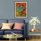 Dancers At The Barre Painting - Meri Deewar 3 : 4 Vertical Premium Wall Art Canvas by MeriDeewar
