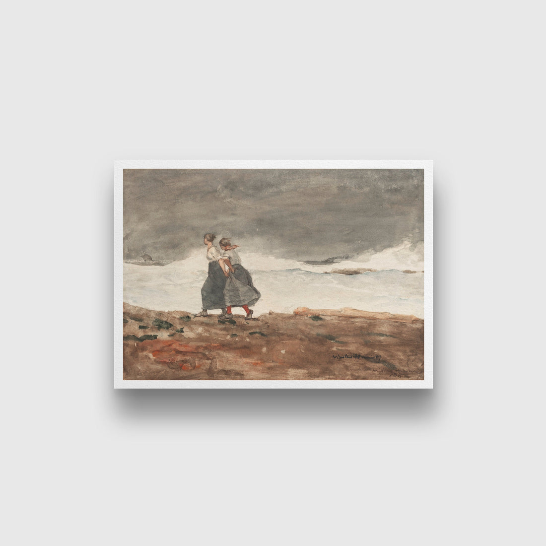 Danger painting -Meri Deewar 3 : 2 Horizontal Premium Wall Art Canvas by MeriDeewar