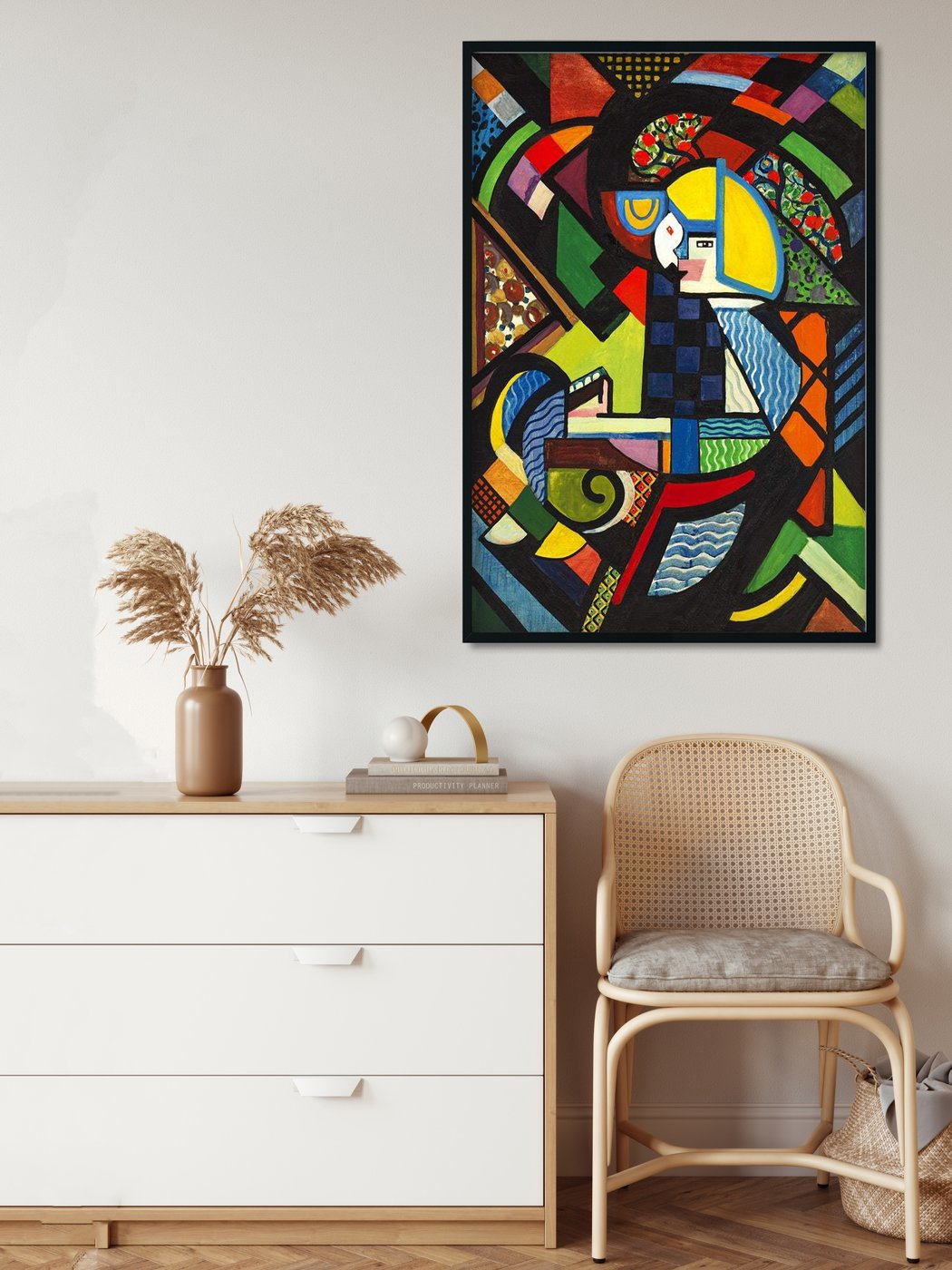 Daughter in a Rocker Henry Lyman Saÿen Painting - Meri Deewar 2 : 3 Vertical Premium Wall Art Canvas by MeriDeewar