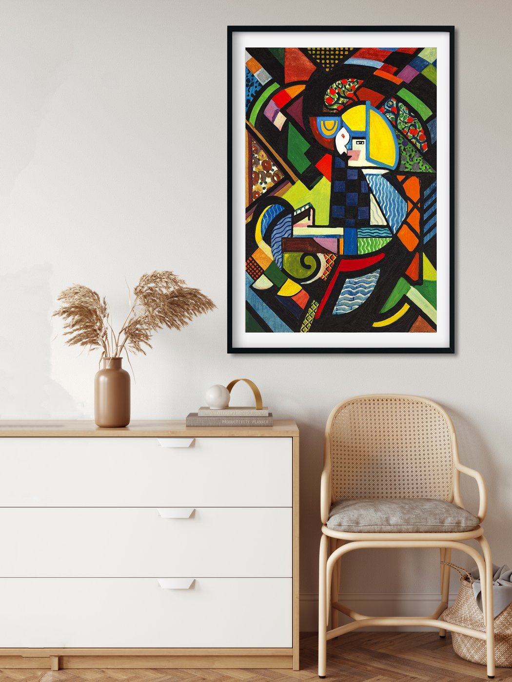 Daughter in a Rocker Henry Lyman Saÿen Painting - Meri Deewar 2 : 3 Vertical Premium Wall Art Canvas by MeriDeewar