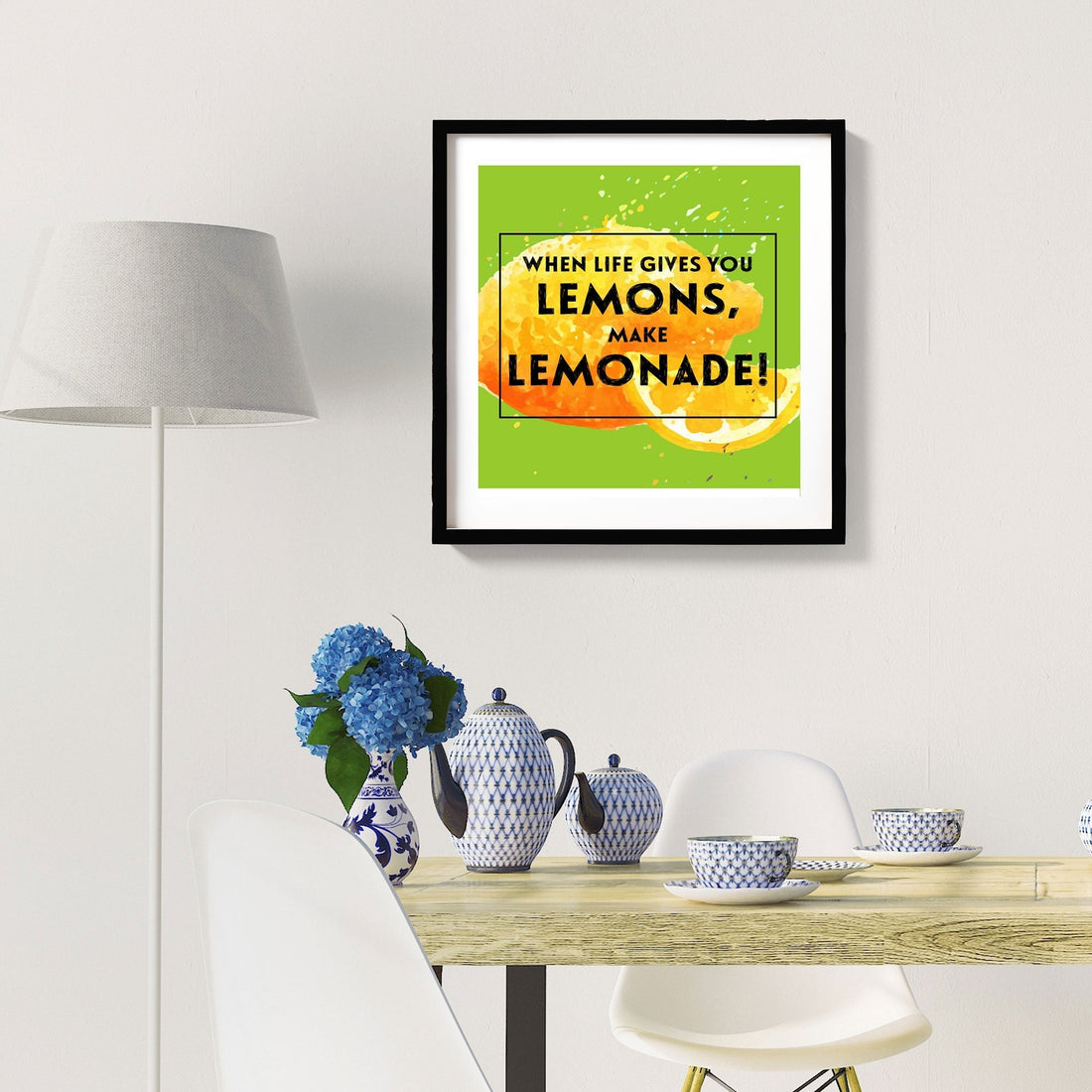 Dealing with Life Poster 1 : 1 Square Premium Wall Art Canvas by MeriDeewar
