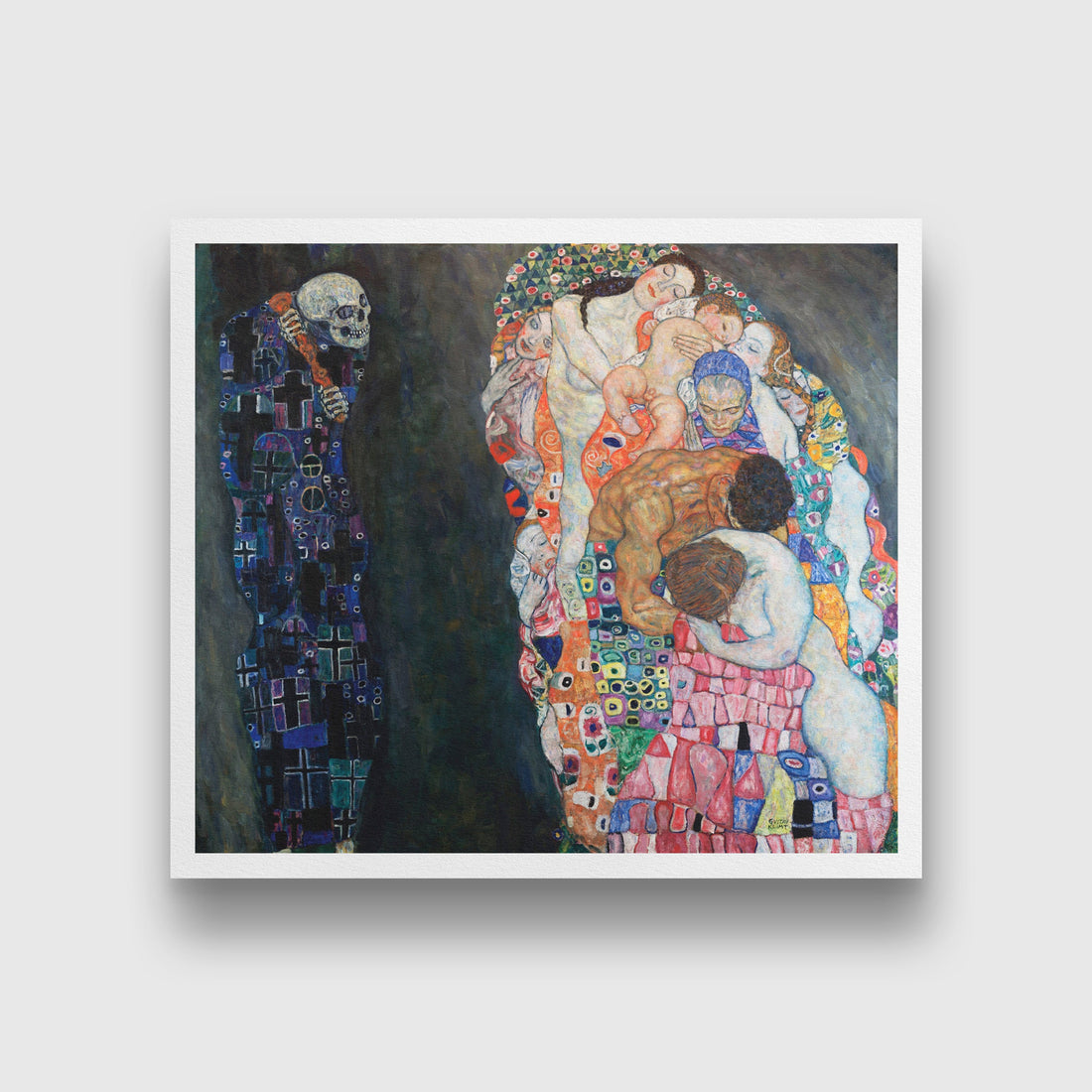 Death and Life painting 6 : 5 Horizontal Premium Wall Art Canvas by MeriDeewar