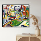Décor Plat Henry Lyman Saÿen Painting - MeriDeewar 6 : 5 Horizontal Premium Wall Art Canvas by MeriDeewar