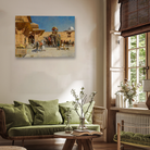 Departure for the Hunt Painting 3 : 2 Horizontal Premium Wall Art Canvas by MeriDeewar