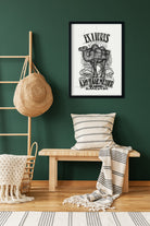 Design for an ex-libris by Antonius Johannes Maria Hagemeijer camel Painting 3 : 4.2 Vertical Premium Wall Art Canvas by MeriDeewar