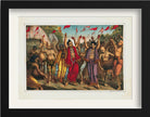 Devotees-of-Krishna-and-followers-of-Sri-Caitanya Painting - Meri Deewar 3 : 2 Horizontal Premium Wall Art Canvas by MeriDeewar