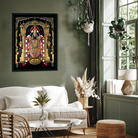 Devotional Tirupati Balaji Wall Painting 3 : 4 Vertical Premium Wall Art Canvas by MeriDeewar