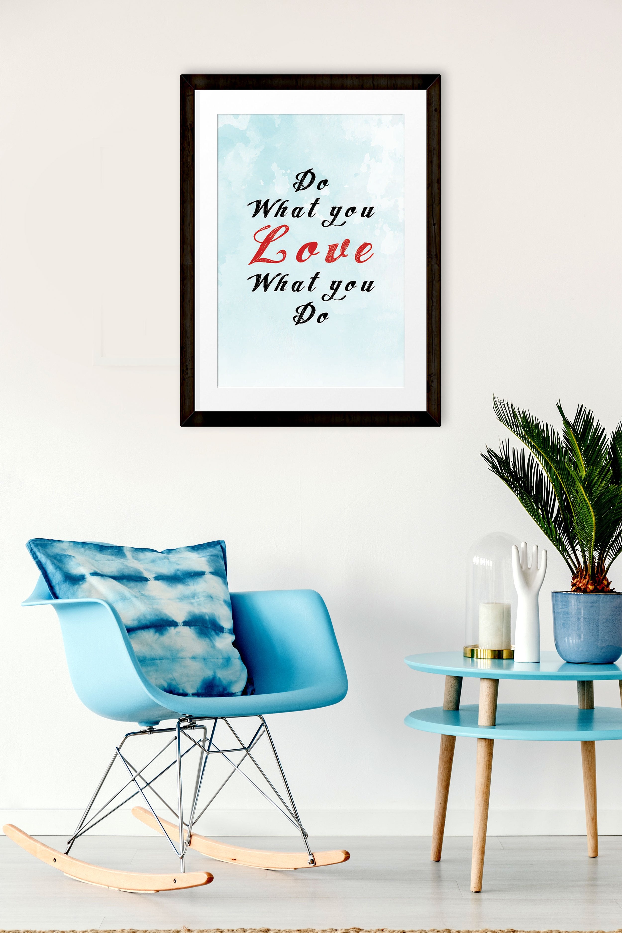 Do What You Love  _ poster Poster A3 / Poster Premium Wall Art Canvas by MeriDeewar