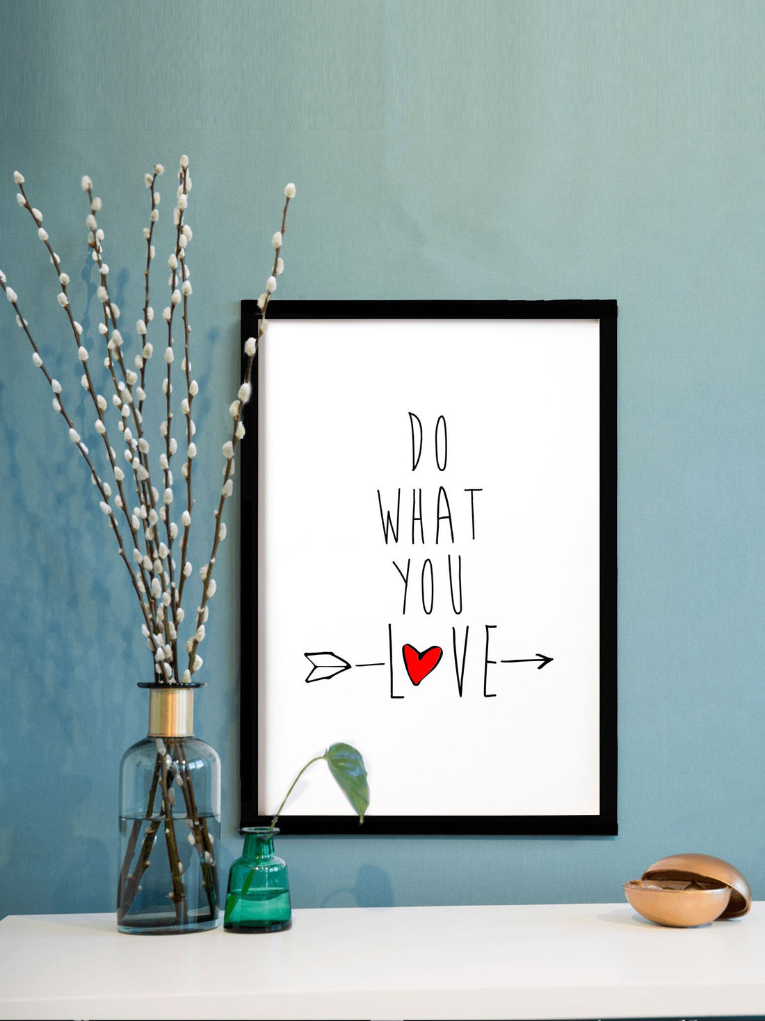 Do What You Love _Poster Poster A3 / Poster Premium Wall Art Canvas by MeriDeewar