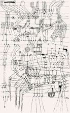 Drawing Knotted in the Manner of a Ne - Meri Deewar 2 : 3 Vertical Premium Wall Art Canvas by MeriDeewar