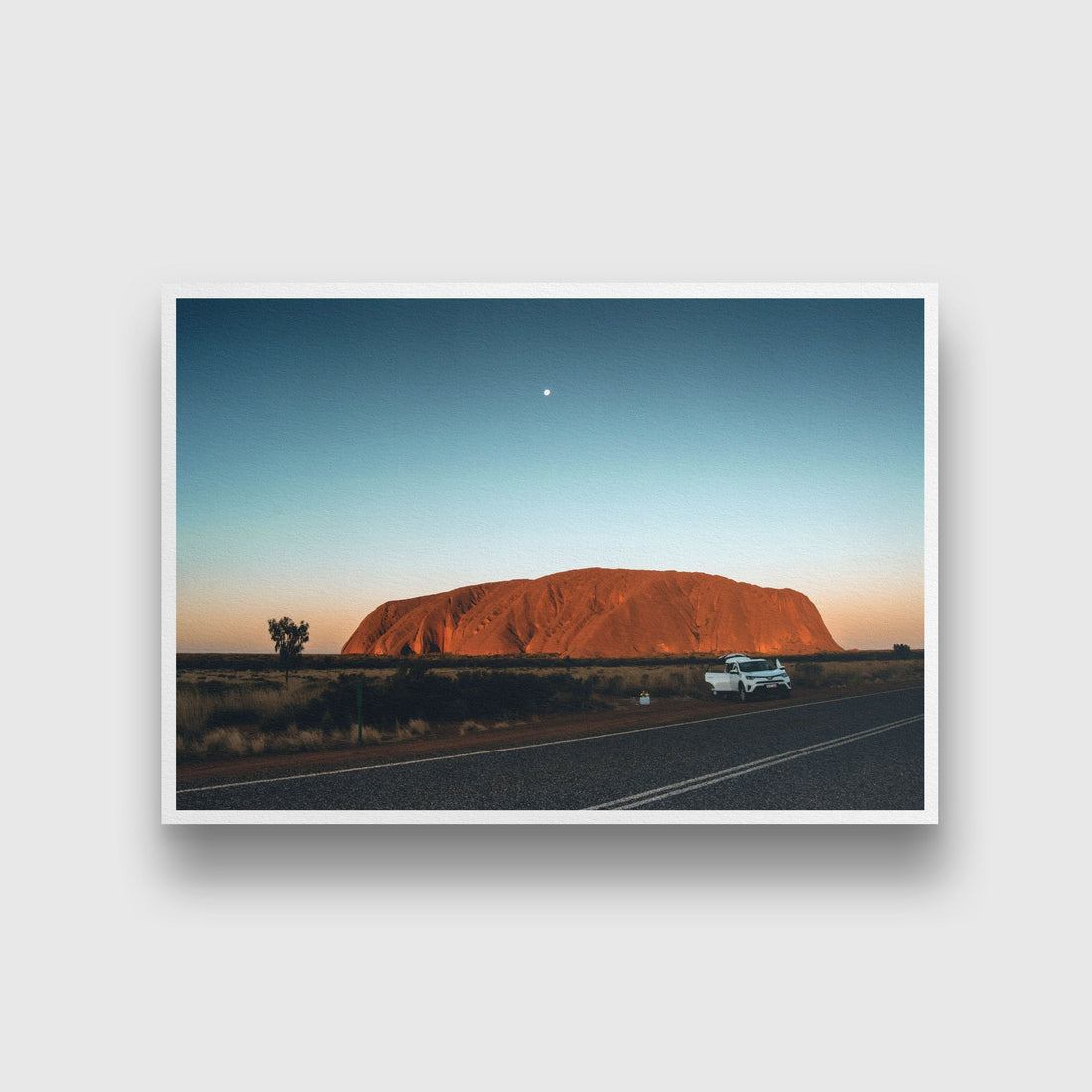 Driving on the Californian open road Painting - Meri Deewar 3 : 2 Horizontal Premium Wall Art Canvas by MeriDeewar