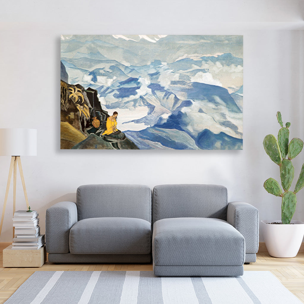 Drops of Life Painting - Meri Deewar 3 : 2 Horizontal Premium Wall Art Canvas by MeriDeewar
