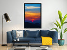 Early morning sunrise over the sea Painting - Meri Deewar 2 : 3 Vertical Premium Wall Art Canvas by MeriDeewar