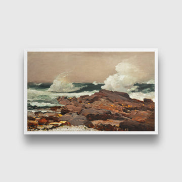 Eastern Point painting - Meri Deewar 3 : 2 Horizontal Premium Wall Art Canvas by MeriDeewar