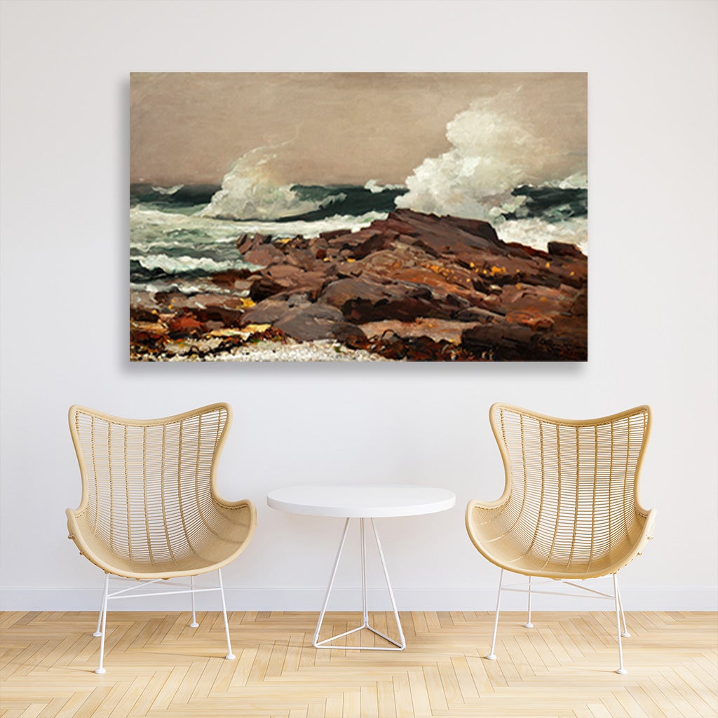Eastern Point painting - Meri Deewar 3 : 2 Horizontal Premium Wall Art Canvas by MeriDeewar