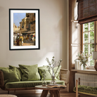 Edwin Lord Weeks a Market Scene in Lahore Painting 2 : 3 Vertical Premium Wall Art Canvas by MeriDeewar