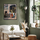 Edwin Lord Weeks Cashmere Painting 4 :5 Vertical Premium Wall Art Canvas by MeriDeewar