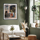 Edwin Lord Weeks Cashmere Painting 4 :5 Vertical Premium Wall Art Canvas by MeriDeewar