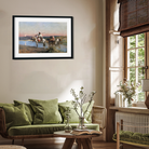 Edwin Lord Weeks fording a Stream Painting 3 : 2 Horizontal Premium Wall Art Canvas by MeriDeewar