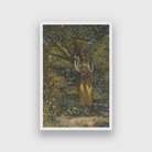 Edwin lord Weeks in the Garden 1876 Painting 2 : 3 Vertical Premium Wall Art Canvas by MeriDeewar