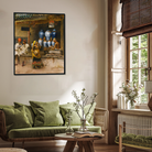 Edwin Lord Weeks Perfumer's Shop Bombay Painting 5 : 6 Vertical Premium Wall Art Canvas by MeriDeewar