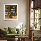 Edwin Lord Weeks Perfumer's Shop Bombay Painting 5 : 6 Vertical Premium Wall Art Canvas by MeriDeewar