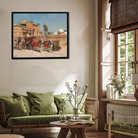 Edwin Lord Weeks Wedding Procession Before a Palace Painting 5 : 4 Horizontal Premium Wall Art Canvas by MeriDeewar