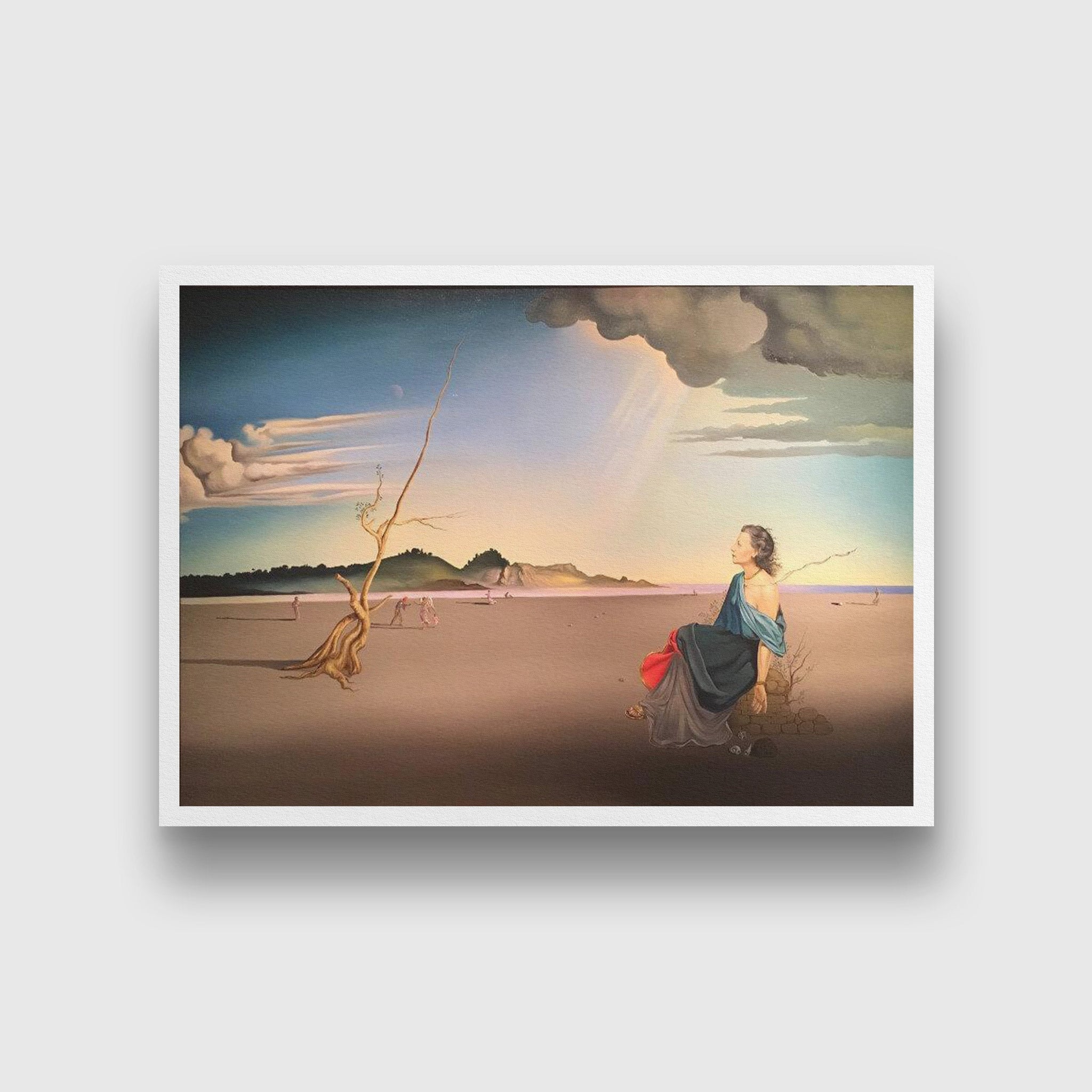 Enid Haldorn Painting - Meri Deewar 4 : 3 Horizontal Premium Wall Art Canvas by MeriDeewar