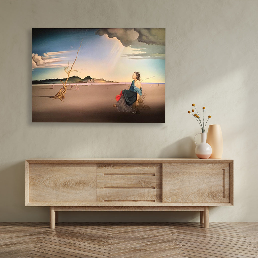 Enid Haldorn Painting - Meri Deewar 4 : 3 Horizontal Premium Wall Art Canvas by MeriDeewar