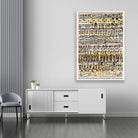 ERA Cooling in a hot zone garden  drawing painting - Meri Deewar 3 : 4.2 Vertical Premium Wall Art Canvas by MeriDeewar
