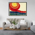 evening star Painting - Meri Deewar 4 : 3 Horizontal Premium Wall Art Canvas by MeriDeewar