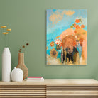 Evocation of Roussel 3 : 4 Vertical Premium Wall Art Canvas by MeriDeewar