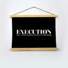 Execution Poster Hanging Canvas Hanging Canvas Premium Wall Art Canvas by MeriDeewar