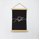 Faith Poster Canvas Hanging Canvas Premium Wall Art Canvas by MeriDeewar