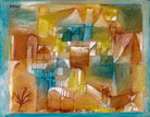 Fasçsade brown-green painting - Meri Deewar 4 : 3 Horizontal Premium Wall Art Canvas by MeriDeewar