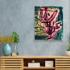 Feuer Clown I painting - Meri Deewar 5 : 6 Vertical Premium Wall Art Canvas by MeriDeewar