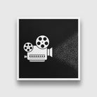 film camera painting 1 : 1 Square Premium Wall Art Canvas by MeriDeewar