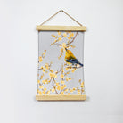 Finch Bird Hanging Canvas Painting - Meri Deewar Hanging Canvas Premium Wall Art Canvas by MeriDeewar