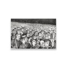 Fireworks on the Night of the Fourth of July painting - Meri Deewar 3 : 2 Horizontal Premium Wall Art Canvas by MeriDeewar