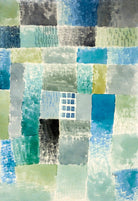 First house in a settlement painting - Meri Deewar 2 : 3 Vertical Premium Wall Art Canvas by MeriDeewar