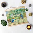 First Steps (After Millet). By Van Gogh Hanging Canvas Painting - Meri Deewar Hanging Canvas Premium Wall Art Canvas by MeriDeewar